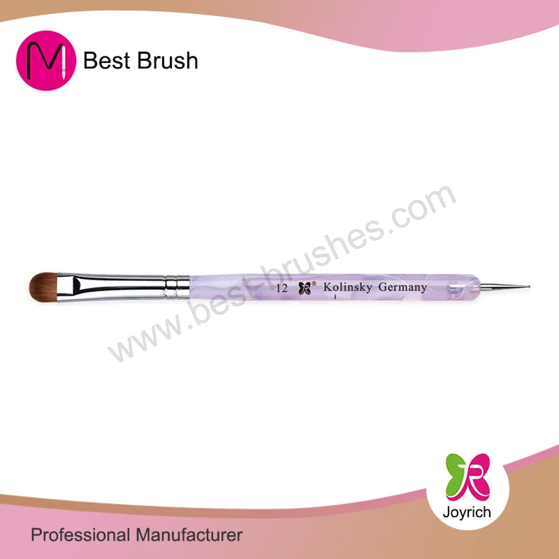 11 Donkelblo Kolinsky Franséisch Nail Pinsel