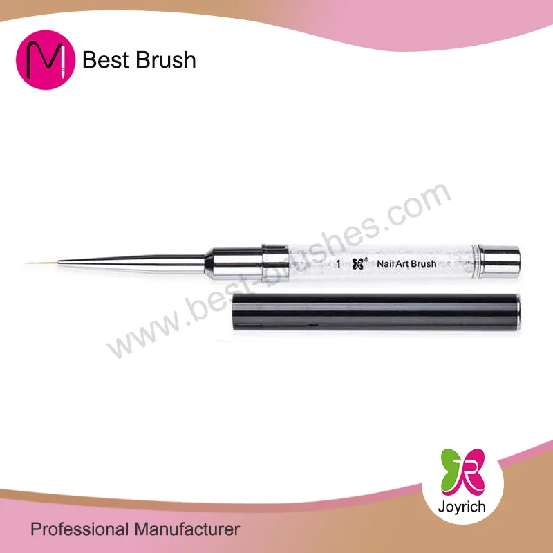 Black Cap kloer Crystal Nail Art Pinsel