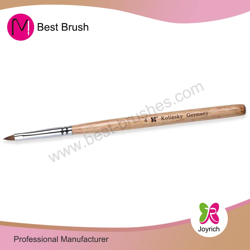 Natural Wood Kolinsky 3D Nail Brush