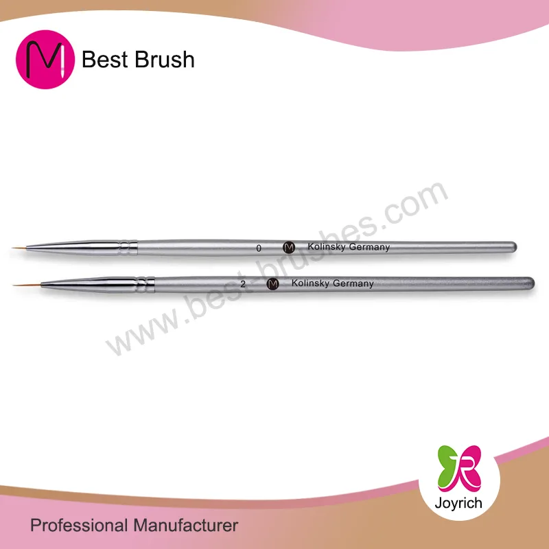 Sëlwer Holz Handle Nail Art Pinsel